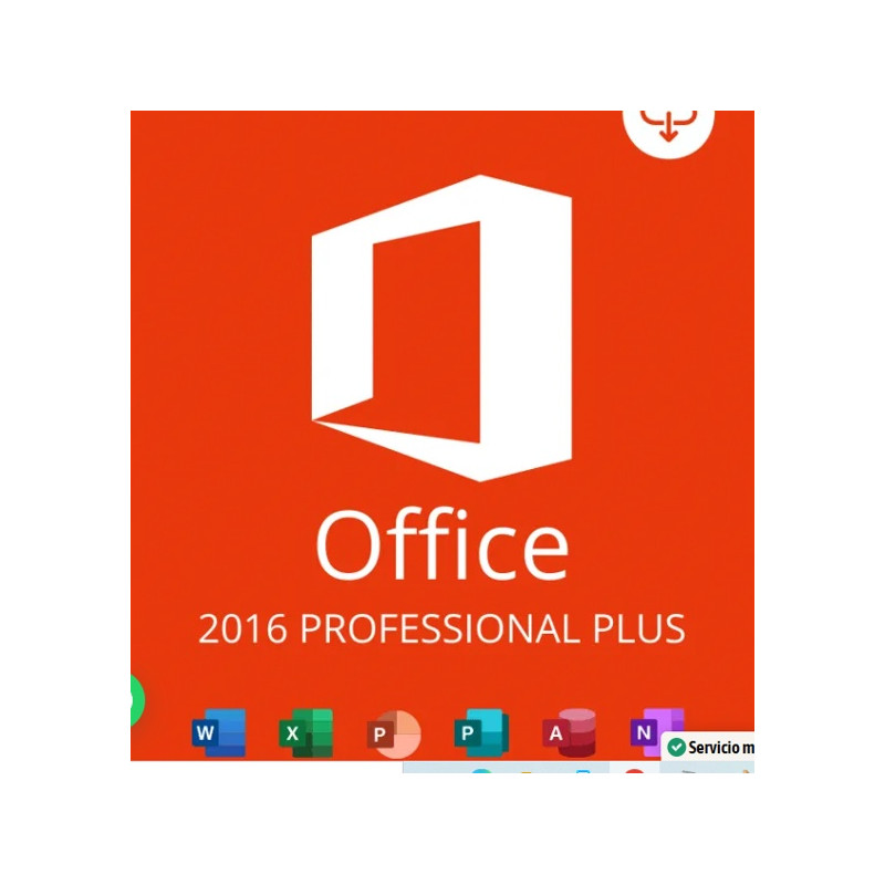 Ms Office 2016 Professional Plus para 1 dispositivo